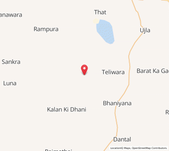 Map of Chuttraram Ki Dhani, Rajasthan