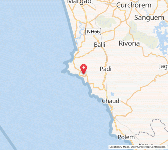 Map of Cola, Goa