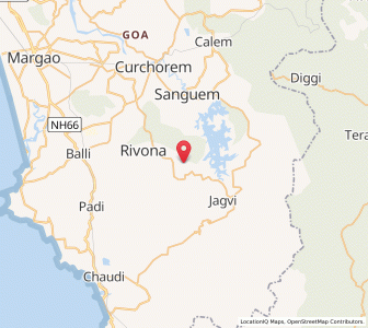 Map of Colomba, Goa