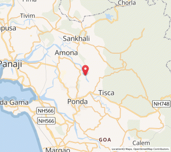 Map of Colombi, Goa