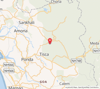 Map of Conquirem, Goa