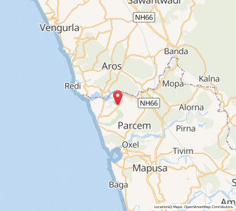 Map of Corgao, Goa