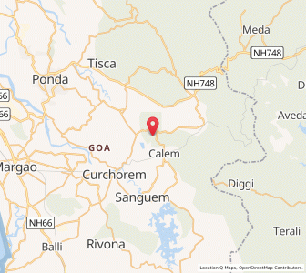 Map of Cormonem, Goa