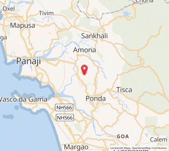 Map of Cundaim, Goa