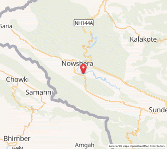 Map of Dabbar, Kashmir