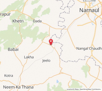 Map of Dabla, Rajasthan