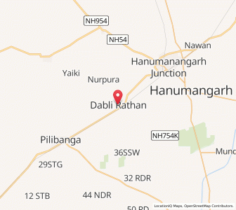 Map of Dabli, Rajasthan