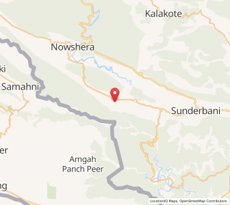 Map of Dabura, Kashmir
