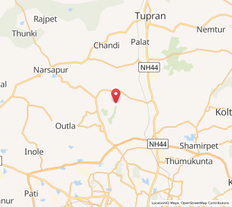 Map of Dacharam, Andhra Pradesh