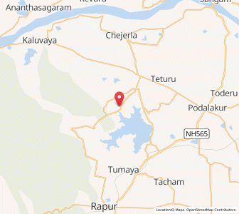 Map of Dachuru, Andhra Pradesh