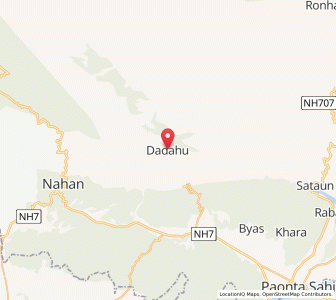 Map of Dadahu, Himachal Pradesh