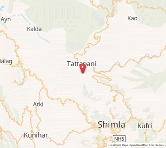 Map of Dadheog, Himachal Pradesh