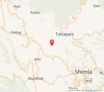 Map of Dadhog, Himachal Pradesh