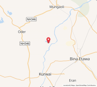Map of Dadurar, Madhya Pradesh