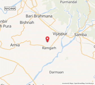 Map of Dag Shahzadpur, Kashmir