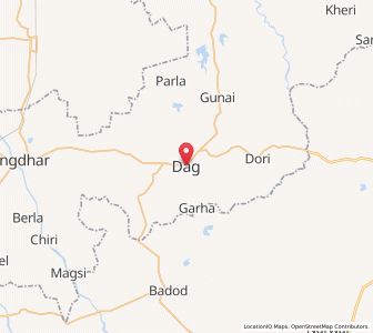 Map of Dag, Rajasthan