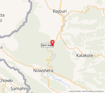 Map of Dagan, Kashmir