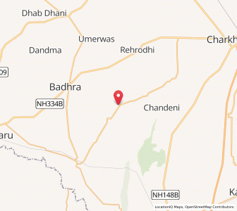 Map of Dagroli, Haryana