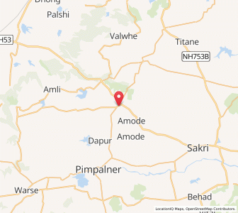 Map of Dahivel, Maharashtra
