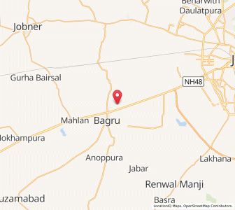 Map of Dahmi, Rajasthan