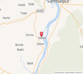 Map of Dalab, Odisha