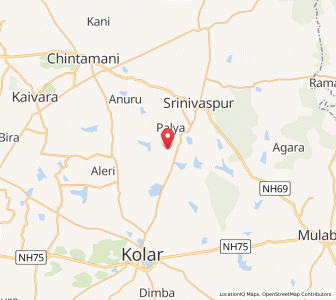 Map of Dalasanur, Karnataka