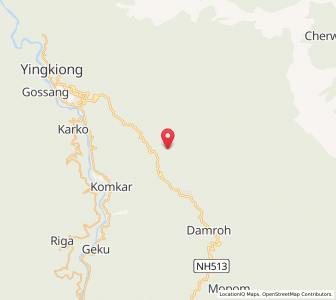 Map of Dalbuing, Arunachal Pradesh