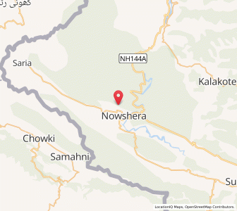 Map of Daliari, Kashmir