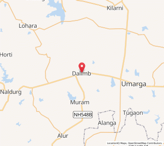 Map of Dalimb, Maharashtra