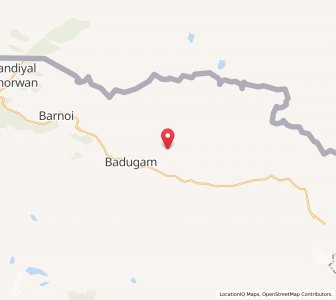 Map of Dalimond, Kashmir