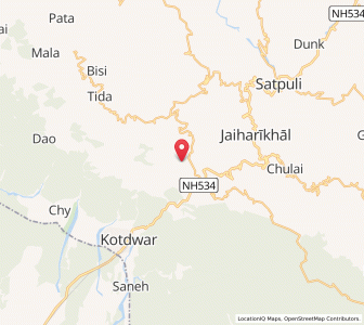 Map of Dalmisain, Uttarakhand