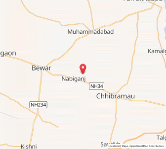 Map of Dalupur Sultanpur, Uttar Pradesh