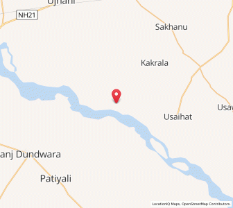 Map of Damar Nagla, Uttar Pradesh