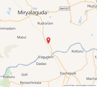Map of Damarcherla, Andhra Pradesh