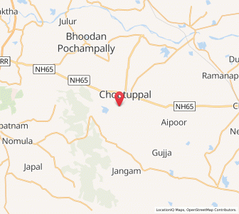 Map of Damera, Andhra Pradesh