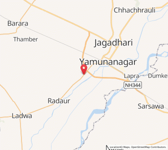 Map of Damla, Haryana