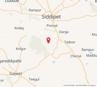 Map of Damokpalli, Andhra Pradesh