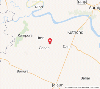 Map of Damrehi, Uttar Pradesh