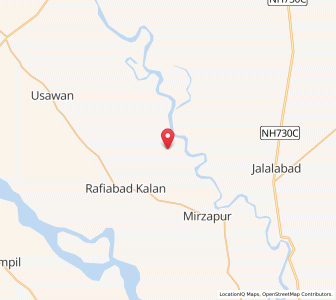 Map of Damujia Nagla, Uttar Pradesh
