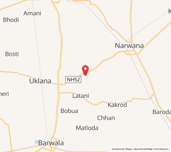 Map of Danauda Kalan, Haryana