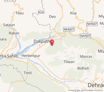 Map of Danda, Uttarakhand