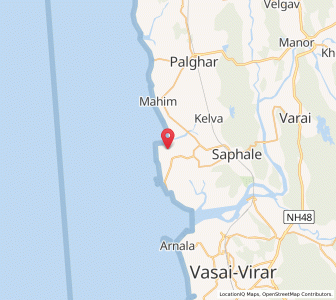 Map of Dandepada, Maharashtra