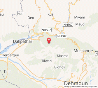 Map of Dandra, Uttarakhand