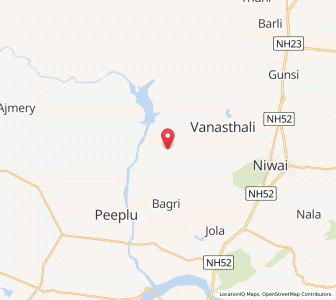 Map of Dangarthal, Rajasthan