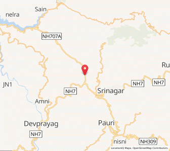 Map of Dangchura, Uttarakhand