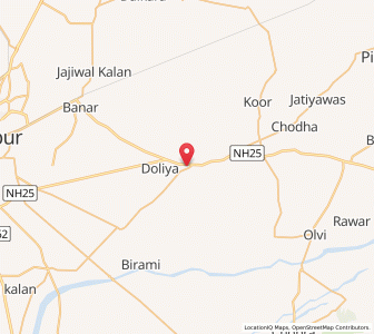 Map of Dangiyawas, Rajasthan