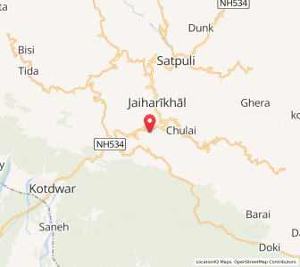 Map of Dangwalgaon, Uttarakhand