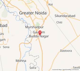Map of Dankaur, Uttar Pradesh