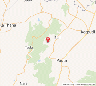 Map of Dantil, Rajasthan