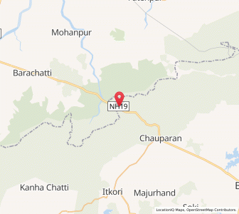Map of Danua, Jharkhand